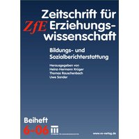 Bildungs- und Sozialberichterstattung von VS Verlag für Sozialwissenschaften