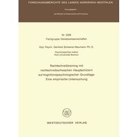 Rechtschreibtraining mit rechtschreibschwachen Hauptschülern auf kognitionspsychologischer Grundlage: Eine empirische Untersuchung von VS Verlag für Sozialwissenschaften