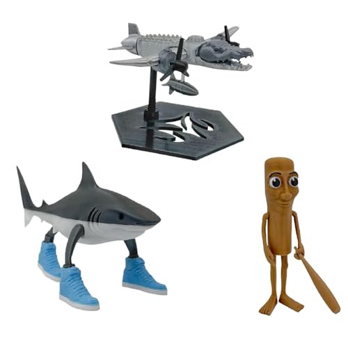 Brainrot Action Figure, Italian Brainrot Animals, 3D Druck, Hai in Sportschuhen, Ai Brainrot Tierbild, Lustige Tung Tung Sahur Brainrot Brainrot Action Figure, Italian Brainrot Animals, 3D Druck, Hai in Sportschuhen, Ai Brainrot Tierbild, Lustige Tung Tung Sahur Brainrot von VSFJZJKJ