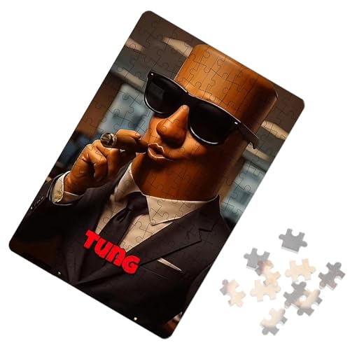 Puzzleteile Papier, Italian Brainrot Animals Puzzle Spielzeug für Heimdekoration, üBerraschungsgeschenke, Geeignet für Fans, Kinder, Erwachsene von VSFJZJKJ