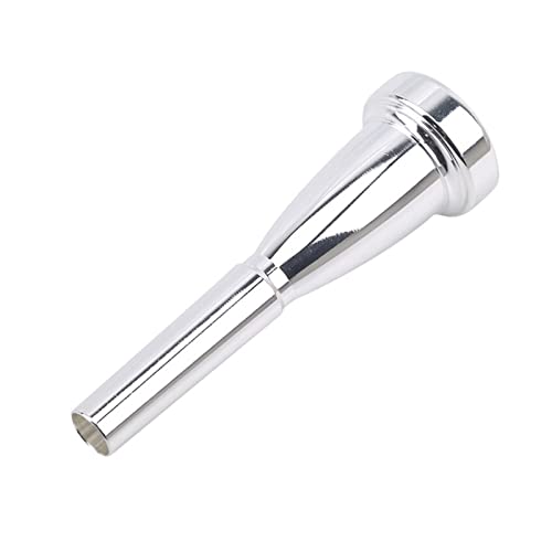 VSOLS Professionelles Trompetenmundstück 3c/5c/7c Größe for Anfänger musikalische Trompetenzubehör oder Fingerübungen (Color : Silver3C) von VSOLS