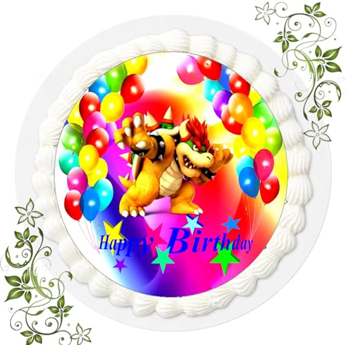 Für den Geburtstag ein Tortenbild, mit Motiv, Essbares Foto für Torten, Tortenbild, Tortenaufleger Ø 20cm ESSPAPIER Super Mario 26 Für den Geburtstag ein Tortenbild, mit Motiv, Essbares Foto für Torten, Tortenbild, Tortenaufleger Ø 20cm ESSPAPIER Super Mario 26 von VSW