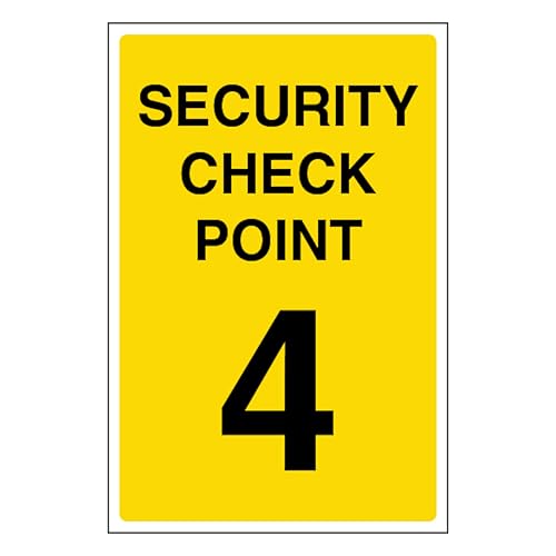 V Safety Security Check Point 4, selbstklebendes Vinyl, leuchtet im Dunkeln, 100 x 150 mm V Safety Security Check Point 4, selbstklebendes Vinyl, leuchtet im Dunkeln, 100 x 150 mm von VSafety