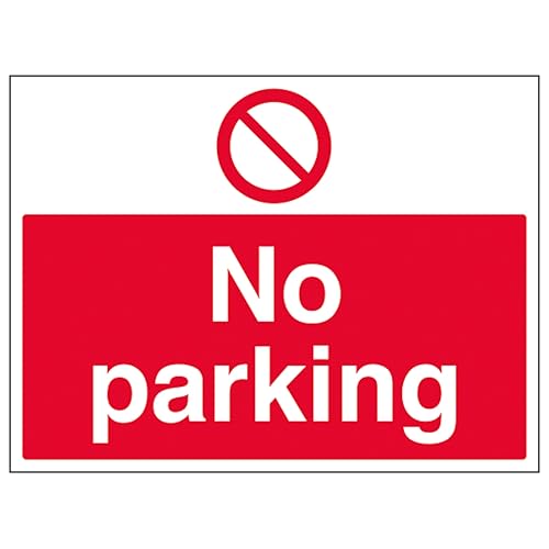 V Safety Warnschild "No Parking" – großes Querformat, 400 x 300 mm, leuchtet im Dunkeln, selbstklebendes Vinyl-Sicherheitsschild V Safety Warnschild "No Parking" – großes Querformat, 400 x 300 mm, leuchtet im Dunkeln, selbstklebendes Vinyl-Sicherheitsschild von VSafety