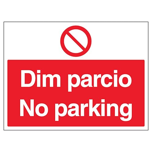 V Safety englisches Schild mit englischer Aufschrift "No Parking", Querformat, 400 x 300 mm, selbstklebendes Vinyl-Sicherheitsschild V Safety englisches Schild mit englischer Aufschrift "No Parking", Querformat, 400 x 300 mm, selbstklebendes Vinyl-Sicherheitsschild von VSafety