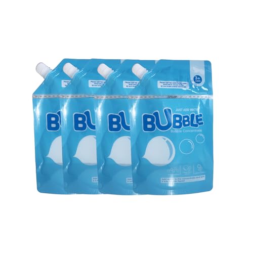 VStoy Seifenblasenflüssigkeit, 4 Liter Nachfüllpack, Bubble Lösung für Kinder & Erwachsene, Geburtstag, Hochzeit VStoy Seifenblasenflüssigkeit, 4 Liter Nachfüllpack, Bubble Lösung für Kinder & Erwachsene, Geburtstag, Hochzeit von VStoy