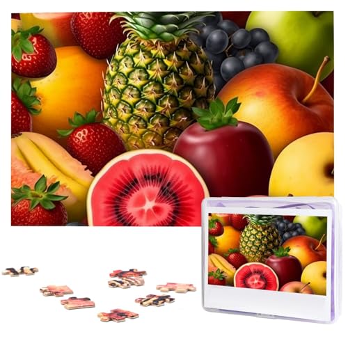 Frisches Juicy Fruits Puzzle, 1000 Teile, Holzpuzzle, personalisiertes Bild, Puzzle, individuelle Puzzles für Erwachsene, Hochzeit Frisches Juicy Fruits Puzzle, 1000 Teile, Holzpuzzle, personalisiertes Bild, Puzzle, individuelle Puzzles für Erwachsene, Hochzeit von VTCTOASY