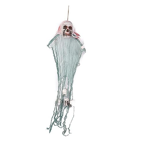 VTIDOBE Gruselige Skelette, Halloween-Party-Dekorationen, für drinnen und draußen, Sensenmann, Hofzubehör von VTIDOBE