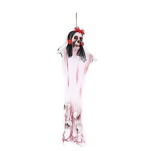 VTIDOBE Gruselige Skelette, Halloween-Party-Dekorationen, für drinnen und draußen, Sensenmann, Hofzubehör von VTIDOBE
