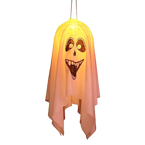 VTIDOBE Halloween-Dekofigur, gesichtsloses Puppenornament, Halloween-Licht, Zwergdekorationen, Anhänger, Party-Dekoration, Lichterkette von VTIDOBE