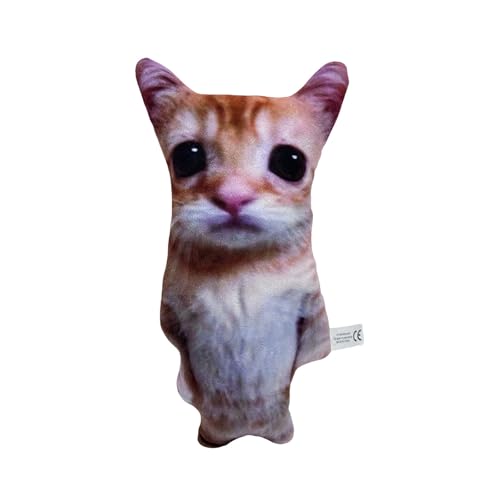 VTIDOBE Plüschkissen mit beruhigenden Katzen, weiche Haptik, bestickte Details, Samt, Stoff für Katzenliebhaber, Stofftiere VTIDOBE Plüschkissen mit beruhigenden Katzen, weiche Haptik, bestickte Details, Samt, Stoff für Katzenliebhaber, Stofftiere von VTIDOBE