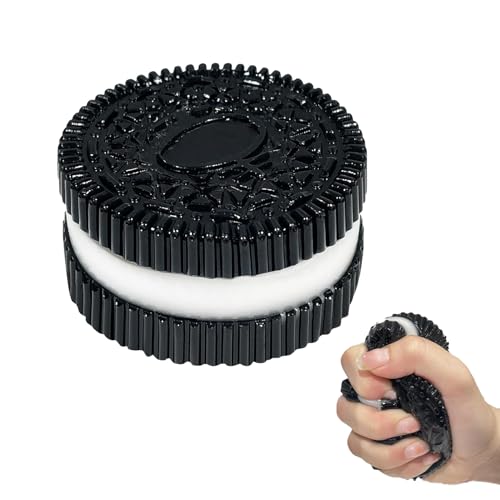 1 Stück Oreo Squishy,Squishy Oreo,Black Taba Squishy,Squeeze Toy Für Stressabbau,Squishy Anti Stress Spielzeug Keks,Hergestellt Aus TPR-Material,Fidget Spielzeug Freunde Und Familie von VTYTZZ