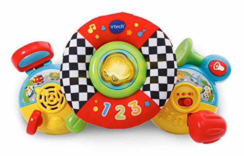 VTech Baby 80-192504 Fahrzeug 80-192504-Tut TUT Flitzer-Lernlenkrad, Kleinkindspielzeug, bunt, S von VTech Baby