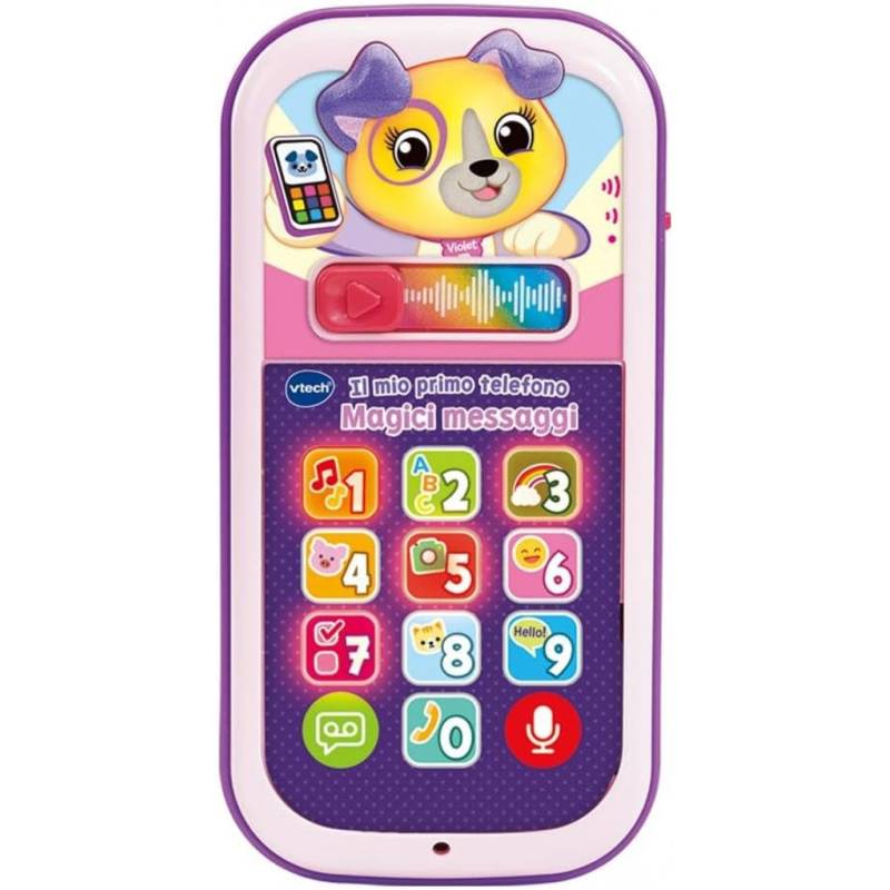 VTech Il mio primo telefono - Magici messaggi - Rosa 9-36 mesi von VTech