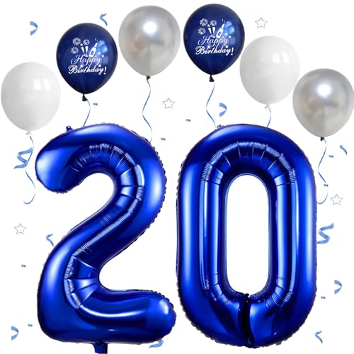 Dunkelblau Luftballon 20, Folienballon Zahl 20 Dunkelblau, 40 Zoll Helium Ballon 20, Geburtstagsdeko Folienballon Zahlen 2 & 0, Luftballon 20.Geburtstag für 20th Mädchen Junge Geburtstag Party Deko Dunkelblau Luftballon 20, Folienballon Zahl 20 Dunkelblau, 40 Zoll Helium Ballon 20, Geburtstagsdeko Folienballon Zahlen 2 & 0, Luftballon 20.Geburtstag für 20th Mädchen Junge Geburtstag Party Deko von VUCDXOP
