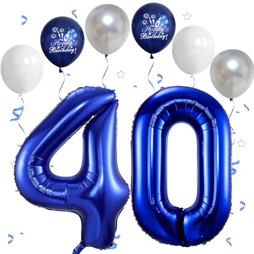 Dunkelblau Luftballon 40, Folienballon Zahl 40 Dunkelblau, 40 Zoll Helium Ballon 40, Geburtstagsdeko Folienballon Zahlen 4 & 0, Luftballon 40.Geburtstag für 40th Mädchen Junge Geburtstag Party Deko Dunkelblau Luftballon 40, Folienballon Zahl 40 Dunkelblau, 40 Zoll Helium Ballon 40, Geburtstagsdeko Folienballon Zahlen 4 & 0, Luftballon 40.Geburtstag für 40th Mädchen Junge Geburtstag Party Deko von VUCDXOP