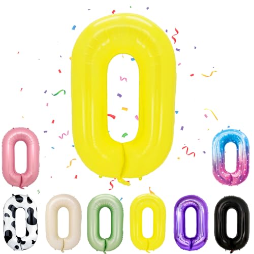 Geburtstag Folienballon Zahl 0, 101 cm Gelb Luftballons Zahl 0, Helium Ballon Zahl 0, Mädchen Geburtstag Luftballon Deko Hochzeit Jubiläum Fest Party Dekoration - Fliegt mit Helium Geburtstag Folienballon Zahl 0, 101 cm Gelb Luftballons Zahl 0, Helium Ballon Zahl 0, Mädchen Geburtstag Luftballon Deko Hochzeit Jubiläum Fest Party Dekoration - Fliegt mit Helium von VUCDXOP