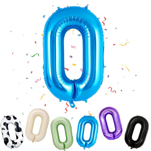 Geburtstag Folienballon Zahl 0, 101 cm Blau Luftballons Zahl 0, Helium Ballon Zahl 0, Mädchen Geburtstag Luftballon Deko Hochzeit Jubiläum Fest Party Dekoration - Fliegt mit Helium Geburtstag Folienballon Zahl 0, 101 cm Blau Luftballons Zahl 0, Helium Ballon Zahl 0, Mädchen Geburtstag Luftballon Deko Hochzeit Jubiläum Fest Party Dekoration - Fliegt mit Helium von VUCDXOP
