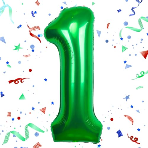 Geburtstag Folienballon Zahl 1, 111 cm Dunkelgrün Luftballons 1, Dunkelgrün Folienballon 1, Helium Ballon Zahl 1, Geburtstag Luftballon 1 für 1 Jahre Deko Hochzeit Jubiläum Fest Party Dekoration Geburtstag Folienballon Zahl 1, 111 cm Dunkelgrün Luftballons 1, Dunkelgrün Folienballon 1, Helium Ballon Zahl 1, Geburtstag Luftballon 1 für 1 Jahre Deko Hochzeit Jubiläum Fest Party Dekoration von VUCDXOP