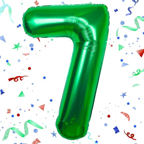 Geburtstag Folienballon Zahl 7, 171 cm Dunkelgrün Luftballons 7, Dunkelgrün Folienballon 7, Helium Ballon Zahl 7, Geburtstag Luftballon 7 für 7 Jahre Deko Hochzeit Jubiläum Fest Party Dekoration Geburtstag Folienballon Zahl 7, 171 cm Dunkelgrün Luftballons 7, Dunkelgrün Folienballon 7, Helium Ballon Zahl 7, Geburtstag Luftballon 7 für 7 Jahre Deko Hochzeit Jubiläum Fest Party Dekoration von VUCDXOP
