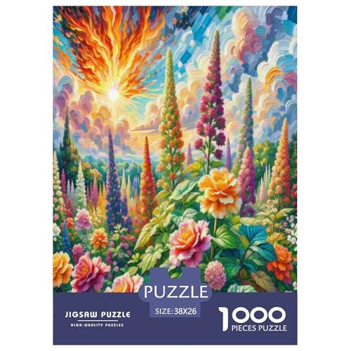 Coleus Blume Puzzles 1000 Teile Schwer Puzzle Spielzeug Pädagogisches Spiel Impossible Herausforderung Spielzeug Für Erwachsene Und Kinder in Bewährter 38x26cm/1000pcs von VUDBELAFC