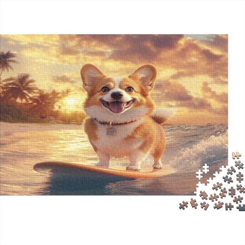 Corgi Puzzle 1000 Teile Puzzle Für Erwachsene Und Kinder Ab 14 Jahren Puzzel 1000pcs (75x50cm) von VUDBELAFC