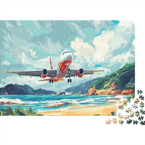 Personenflugzeuge Puzzle 1000 Teile Erwachsene, Puzzlespiel Jigsaw Puzzles Erwachsenen Puzzlespiel Puzzel 1000pcs (75x50cm) von VUDBELAFC