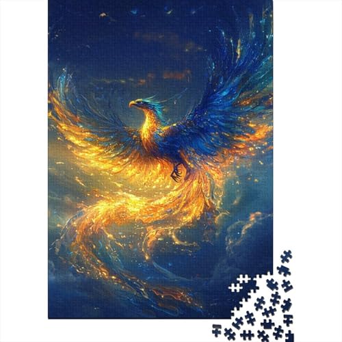 Phoenix Puzzle 1000-teilige Schwer Puzzle Spielzeug Pädagogisches Spiel Impossible Herausforderungsspielzeug Für Erwachsene Kinder 1000pcs (75x50cm) von VUDBELAFC