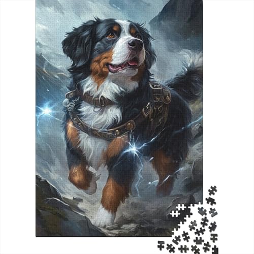 Tibetanischer Mastiff Puzzles 1000 Teile Schwer Puzzle Spielzeug Lernspiel Impossible Herausforderungsspielzeug Für Erwachsene Und Kinder Ab 14 Jahren 1000pcs (75x50cm) von VUDBELAFC