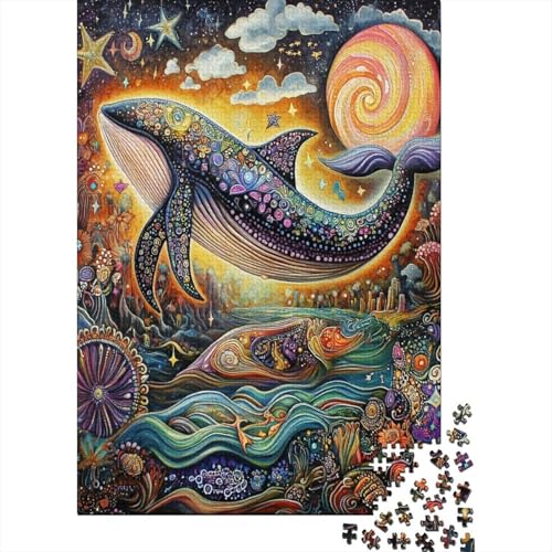 Wal Puzzle 1000-teilige Schwer Puzzle Spielzeug Lernspiel Impossible Herausforderung Spielzeug Für Erwachsene Und Kinder Ab 12 Jahren 1000pcs (75x50cm) von VUDBELAFC