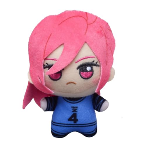 VUEHVO Blue Lock Plüsch, 11 cm, Reo Mikage, Anime, Cartoon, PP-Baumwolle, niedlich, weich, gefüllt, pelzig, Taschendekoration, Anhänger, Sammlerstück, Geschenk (Chigiri Hyoma) von VUEHVO