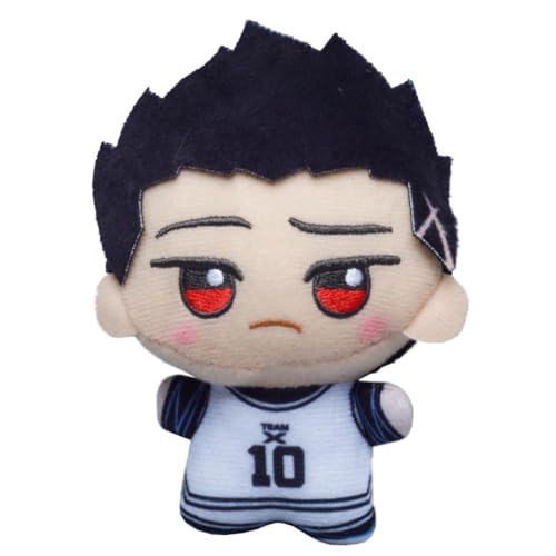 VUEHVO Blue Lock Plüsch, 11 cm, Reo Mikage, Plüsch, Anime, Cartoon, PP-Baumwolle, niedlich, weich, gefüllt, pelzig, Taschendekoration, Anhänger, Sammlerstück, Geschenk (Barou Shouei) von VUEHVO