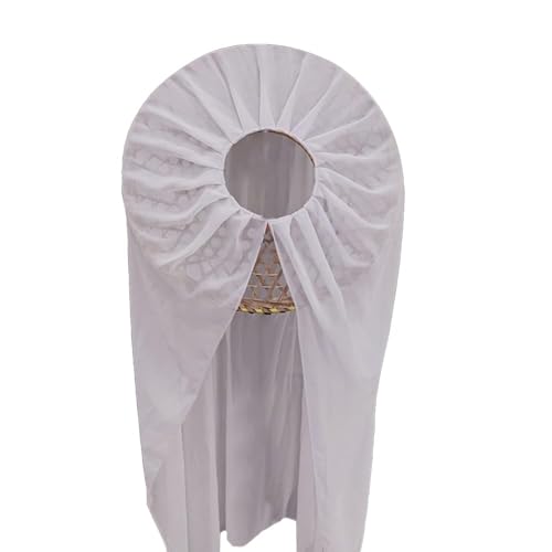 VUEHVO Heaven Offizielles Xie-Lian-Kostüm, Segen, Cosplay, Hanfu, Erwachsenen-Rollenspiel, Anime, Karneval, Halloween, Party, Karneval, Uniform, für Damen (Xie Lian Schleier, Bambushut, Einheitsgröße) VUEHVO Heaven Offizielles Xie-Lian-Kostüm, Segen, Cosplay, Hanfu, Erwachsenen-Rollenspiel, Anime, Karneval, Halloween, Party, Karneval, Uniform, für Damen (Xie Lian Schleier, Bambushut, Einheitsgröße) von VUEHVO