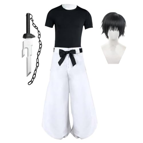 VUEHVO JJK Fushiguro Toji Cosplay Kostüm Anzug Herren Uniform umgekehrter Speer des Himmels Requisite Erwachsene Rollenspiel Anime Karneval Halloween Party (Fushiguro Toji Kostüm Komplettes Set VUEHVO JJK Fushiguro Toji Cosplay Kostüm Anzug Herren Uniform umgekehrter Speer des Himmels Requisite Erwachsene Rollenspiel Anime Karneval Halloween Party (Fushiguro Toji Kostüm Komplettes Set von VUEHVO