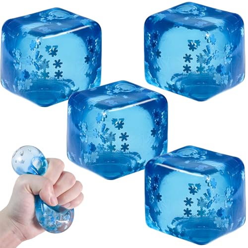 Stressball, 4 Stück Anti Stressbälle Squishy, Antistressball Squeeze Ball, Eiswürfel Stressball Cube Antistressbälle Sensorische Erwachsene Stressabbau Entspannung Spielzeug für Angstabbau Beruhigung Stressball, 4 Stück Anti Stressbälle Squishy, Antistressball Squeeze Ball, Eiswürfel Stressball Cube Antistressbälle Sensorische Erwachsene Stressabbau Entspannung Spielzeug für Angstabbau Beruhigung von VUL