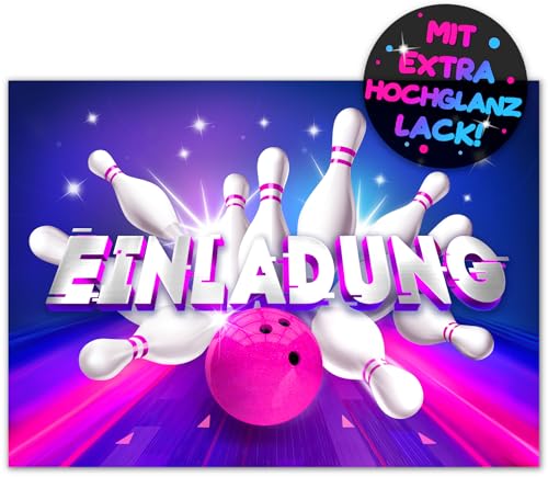 12x Bowling EINLADUNGSKARTEN KINDERGEBURTSTAG Junge Mädchen - die Bowlingbahn PARTY Karten sind die Bowling EINLADUNG für Jungen Kinder GEBURTSTAG KINDERPARTY Kegeln GEBURTSTAGSPARTY Bowlingkugel 12x Bowling EINLADUNGSKARTEN KINDERGEBURTSTAG Junge Mädchen - die Bowlingbahn PARTY Karten sind die Bowling EINLADUNG für Jungen Kinder GEBURTSTAG KINDERPARTY Kegeln GEBURTSTAGSPARTY Bowlingkugel von VULAVA