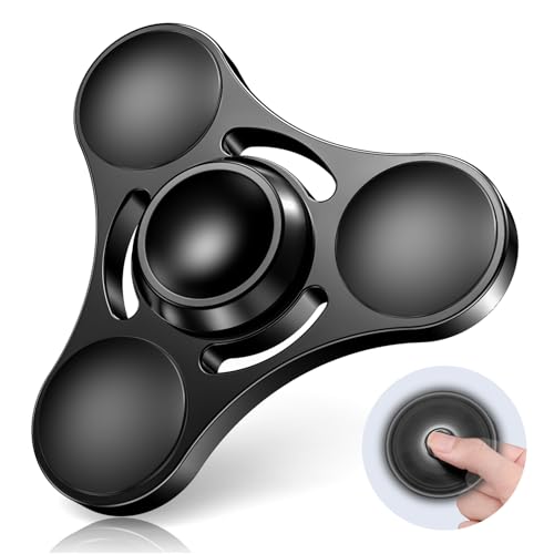 Vunake Fidget Spinner Fidget Toys Hand Spinner Metall Edelstahl Lager 2-5 Min Hochgeschwindigkeit Stressabbau Spinner ADHD EDC Special Anti Angst Spielzeug Autismus Fidget Toy für Erwachsene Kinder Vunake Fidget Spinner Fidget Toys Hand Spinner Metall Edelstahl Lager 2-5 Min Hochgeschwindigkeit Stressabbau Spinner ADHD EDC Special Anti Angst Spielzeug Autismus Fidget Toy für Erwachsene Kinder von Vunake