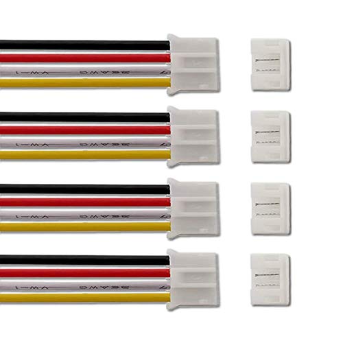 VUNIVERSUM 20 Stück Premium 4Pin 2.0 PH 2.0mm Mini Micro JST Stecker inkl. 15cm 28AWG Kabel + Buchse Lose von Mr. Stecker Modellbau® von VUNIVERSUM