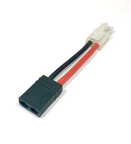 1 Stück Premium Adapter TRX Buchse Female auf Nylon Japan 13,5mm Steckverbinder Stecker Goldstecker Verpolsicher für Lipo Akku Car Adapterkabel von VUNIVERSUM