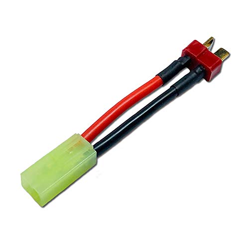 1 Stück Premium 2Pin Adapterkabel Adapter Mini Nylon Japan Stecker 9,5mm Male Buchse auf T-Dean Stecker Male T-Stecker Goldstecker 14AWG Kabel RC Lipo Akku Modellbau kompatibel zu Tamiya 1 Stück Premium 2Pin Adapterkabel Adapter Mini Nylon Japan Stecker 9,5mm Male Buchse auf T-Dean Stecker Male T-Stecker Goldstecker 14AWG Kabel RC Lipo Akku Modellbau kompatibel zu Tamiya von VUNIVERSUM