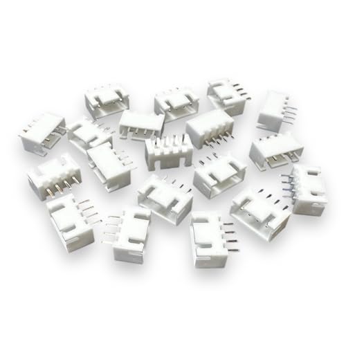 VUNIVERSUM 10 Stück 3S 4Pin JST-XH 2.54 mm Balancer Premium Mini Stecker Male Stifte XH JST für Lipo Akku von Mr.Stecker Modellbau® von VUNIVERSUM
