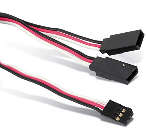 VUNIVERSUM 10 Stück Premium Servo Y Verlängerungskabel 30cm V Kabel Y-Kabel Verlängerung mit Futaba Robbe Hitec kompatibel Stecker Male auf Female 22AWG Kabel von VUNIVERSUM