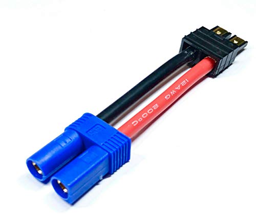 1x Adapterkabel Adapter EC5 Buchse Female auf Traxxas TRX Kompatibel Stecker Male Hochstrom 12AWG Kabel für Lipo Akku 10cm RC Modellbau 1x Adapterkabel Adapter EC5 Buchse Female auf Traxxas TRX Kompatibel Stecker Male Hochstrom 12AWG Kabel für Lipo Akku 10cm RC Modellbau von VUNIVERSUM
