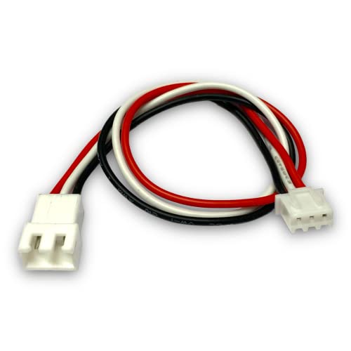 VUNIVERSUM 1x Premium JST-XH 2S 3Pin 20cm 26AWG Balancerkabel Kabel Verlängerung Verlängerungskabel Ladekabel XH Stecker auf Buchse Adapterkabel Lipo Akku Modellbau von VUNIVERSUM