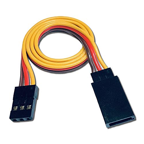 1x Stück Premium 30cm Servo Verlängerung Servokabel Verlängerungskabel Male to Female JR Graupner Futaba Stecker auf Buchse 26AWG Kabel Modellbau 1x Stück Premium 30cm Servo Verlängerung Servokabel Verlängerungskabel Male to Female JR Graupner Futaba Stecker auf Buchse 26AWG Kabel Modellbau von VUNIVERSUM