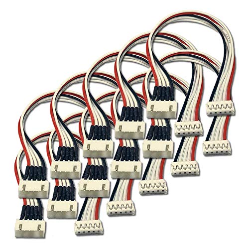 VUNIVERSUM 20x Stück Premium Balancerkabel JST-XH auf EH 4S 5Pin 20cm Lipo Akku Balancer Kabel Verlängerung Ladekabel XH Stecker auf EH Buchse 24AWG 14,8V Adapterkabel von Mr.Stecker Modellbau® (20) von VUNIVERSUM