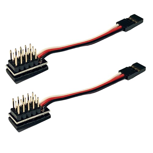 VUNIVERSUM 2X Stück Servo Kabel Verteiler 5 Fach 5in1 Splitter Lead 1x Female auf 5X Male HUB Adapterkabel Splitter für Multicopter LED ESC Quad Copter Drohne Modellbau VUNIVERSUM 2X Stück Servo Kabel Verteiler 5 Fach 5in1 Splitter Lead 1x Female auf 5X Male HUB Adapterkabel Splitter für Multicopter LED ESC Quad Copter Drohne Modellbau von VUNIVERSUM