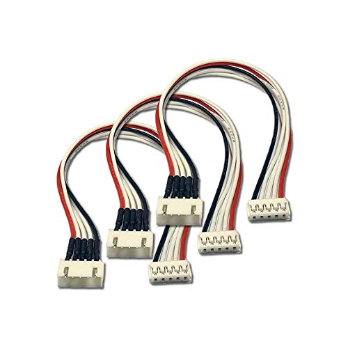 VUNIVERSUM 3 Stück Premium Balancerkabel JST-XH auf EH 4S 5Pin 20cm Lipo Akku Balancer Kabel Verlängerung Ladekabel XH Stecker auf EH Buchse 24AWG 14,8V Adapterkabel von Mr.Stecker Modellbau® (3) von VUNIVERSUM