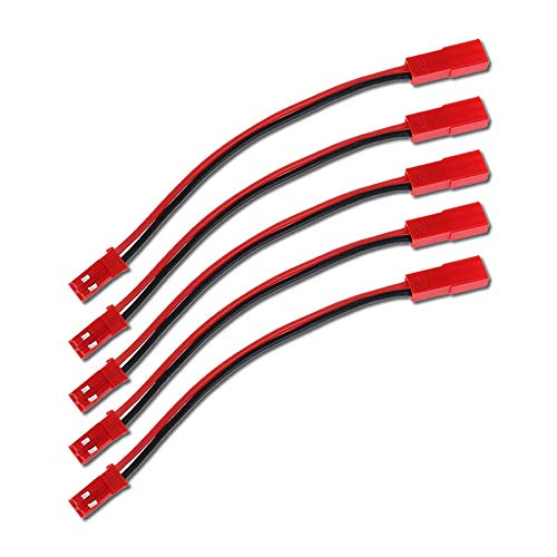 VUNIVERSUM 4X Stück 2Pin JST BEC 30cm Verlängerungskabel Kabel Stecker Buchse Male Female 20AWG für Lipo 1s 2s Akku Modellbau VUNIVERSUM 4X Stück 2Pin JST BEC 30cm Verlängerungskabel Kabel Stecker Buchse Male Female 20AWG für Lipo 1s 2s Akku Modellbau von VUNIVERSUM