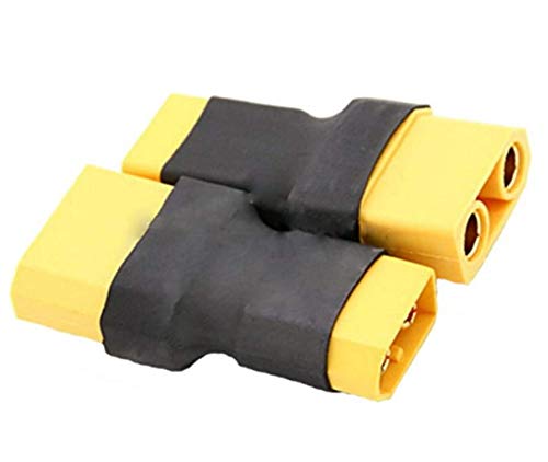 4X Stück Premium Adapter XT90 Stecker Buchse Female Weiblich auf XT60 Male Kabel Adapterkabel Hochstrom für Lipo Akku von Mr.Stecker Modellbau® von VUNIVERSUM